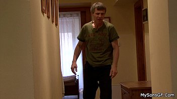 Preview 2 of Fuck Small Russian Girl - Smart granpa doggystyles hot brunette after 69