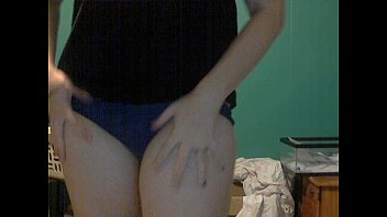 Preview 2 of Tante Amazing Banget - cute nerdy wife and cam model strips for pervs