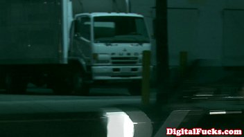 Preview 1 of Porno Abusame Casting - Closeup nighttime fuck with super hot blonde