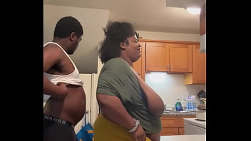 Preview 1 of Exxxtrasmall Boob - Sexy bbw Remi getting pounded on top of a deep freezer