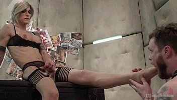 Preview 1 of Search Some Pornanimal Sex - Guy Gets Double Anal from Tranny Domme!