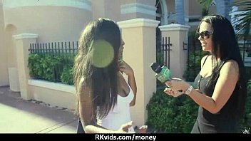 Preview 4 of Sleep Mom Sucking - Amateur hottie takes cash for public sex 4