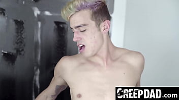 Preview 3 of Pc Hotel Massage Service - Horny Stepson Takes His Stepdad&#039_s Cock Deep In His Asshole - Creepdad
