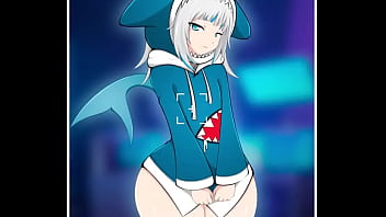 Preview 1 of Shemale Camila Maksud Trans - Gawr Gura Farting on Cock (Fart edit by Wceen)