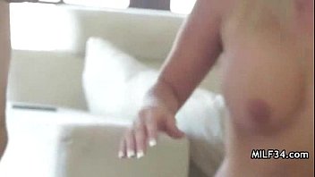 Preview 4 of Little Boy Mom Home - Horny MILF DPs Stud