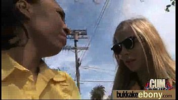 Preview 2 of My Cocksuckera Dp - Ebony girlfriend takes huge loads of cum on her face 4