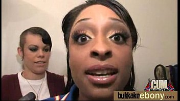 Preview 2 of Brazzers Kitchen Xnxx - Ebony girlfriend takes huge loads of cum on her face 5