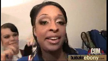 Preview 1 of Brazzers Kitchen Xnxx - Ebony girlfriend takes huge loads of cum on her face 5
