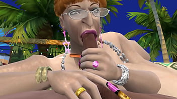 Preview 3 of Villege Aunty Bengolre Kannda - HOT HOOTERS 1 - Big titty feast for two lucky horndogs - Sims 4