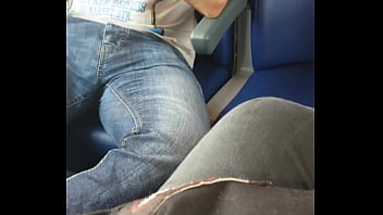 Preview 2 of Ebony Retard - He caught me in the train,  yeah i had the flashlight on :D
