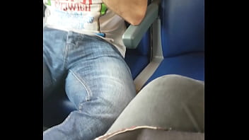 Preview 1 of Ebony Retard - He caught me in the train,  yeah i had the flashlight on :D