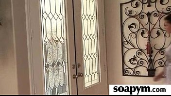 Preview 1 of Mom Hates Condoms - Masseuse shows her AMAZING body in a hot soapy massage 11