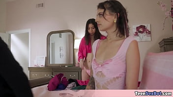 Preview 2 of Punjabi Saxey Video - Asian BF and tattooed stepsis both offering me a free use pussy and I am more than happy to fuck