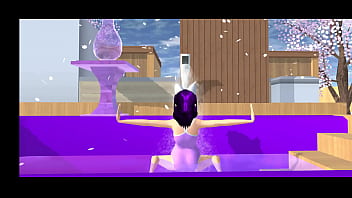 Preview 2 of Unplanned Dp - Point of view: cartoon fox girl dances on your lap (Sakura School Simulator)