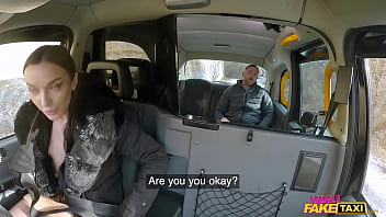 Preview 1 of Mom And Dad Bf Xxxx - Female Fake Taxi She unloads an ex-cons balls on his first day of release