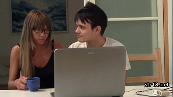 Preview 4 of Ah Mom Sex Son - Tight Young Model 1st Amateur Video
