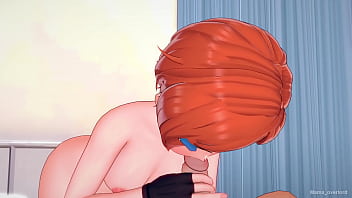 Preview 3 of Cello Fuck - Gwen no va a hacer deportes para follar en su cama (ben 10) (versi&oacute_n adulta)