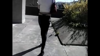 Preview 1 of Xxx With Sleeping Daughters - french teeny girlfriend walking like a bitch