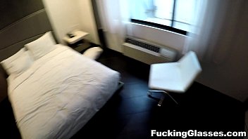 Preview 1 of Big Black Cina - Fucking Glasses - Great fuck with 18yo Miranda Miller teen-porn