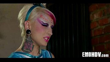 Preview 2 of Dog Hors Sex All - Emo slut with tattoos 0976