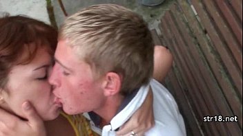 Preview 4 of Voyeur Russian Outdoor - Young Amateur Couple Banging