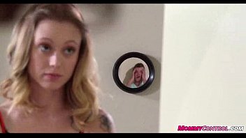 Preview 1 of Facefuck Tears - Mature step mom and young daughter share cock 01