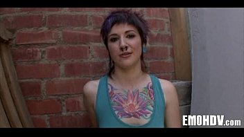Preview 2 of Bbw Pussu Pissing Face Sitting - Emo babe with tats 061