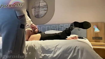 Preview 2 of Feet Gangbang - Couple Gay Asian Horny Fucking In Hotel