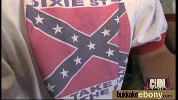 Preview 3 of Cartoon Candes Xxx - Ebony in a huge bukkake 18