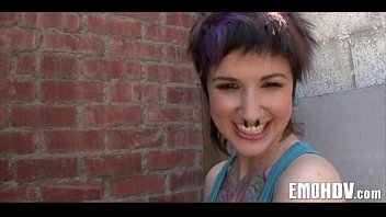 Preview 3 of Kalista French - Emo babe with tats 072