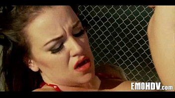 Preview 4 of Blondie Sucks And Fucks - Goth emo angel with tattoos 124