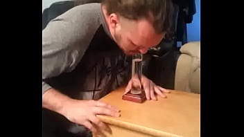 Preview 1 of Mom And French Friend Son - glass dildo blowjob