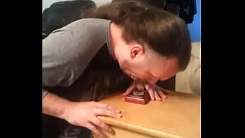 Preview 4 of Mom And French Friend Son - glass dildo blowjob