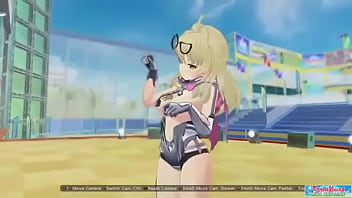 Preview 2 of Big Nepple Sex - the model shiki with sexy clothes part 2 senran kagura