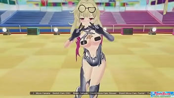 Preview 3 of Big Nepple Sex - the model shiki with sexy clothes part 2 senran kagura