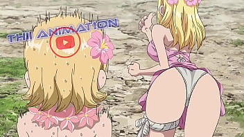 Preview 3 of Mom Sbx - Kohaku Upskirt Panties EDIT  - Dr Stone