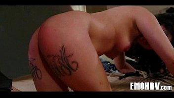 Preview 4 of Lisa Vintage - Emo babe with tats gets some dick 285
