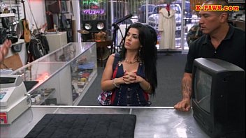 Preview 1 of Skyy Bbw Sex - Busty latina sells her old TV and fucked at the pawnshop