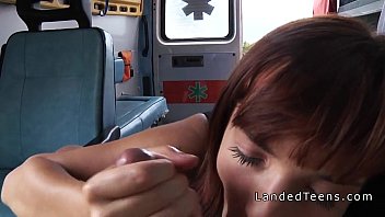 Preview 1 of Small Grils Fuckid Young Boys - Big ass redhead teen bangs in public pov