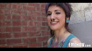 Preview 3 of Redhead Awesome - Emo babe with tats 067