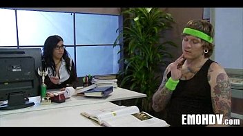 Preview 1 of School Dody Teen - Emo angel 466
