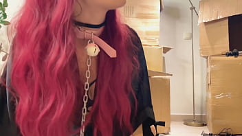 Preview 4 of Arab Bahjab Kon - Teen sexy girl hot passionately kisses and licks a guy&#039_s tongue