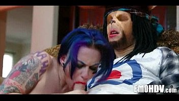 Preview 1 of Russian Milf Tiny - Emo slut with tattoos 0200