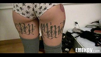 Preview 2 of Soria Caiche - Emo slut with tattoos 1510