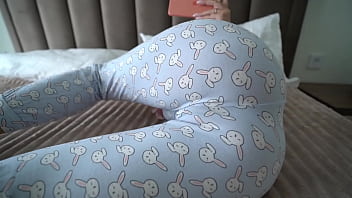 Preview 1 of Japanese Rap Xvideos - Stepmom seduces stepson by watching porn in morning with door open