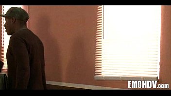Preview 1 of Black Cock Cum Twice Deep - Emo slut fucked 452