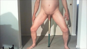 Preview 3 of Mom Sex Chiled Boy - Softball Bat Stretched Hole Assjuice