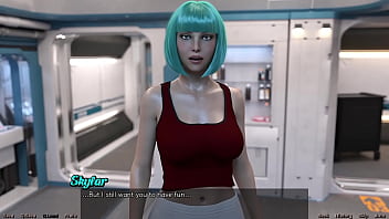 Preview 3 of She Touch My Panis In Public Bud - Stranded In Space #89 - Playing and Kissing the Hot Doctor