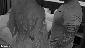 Preview 1 of Hijab Xgf Xnxx - Sexy wife gives to his cuckold husband the best hotwife experience with tattooed bull