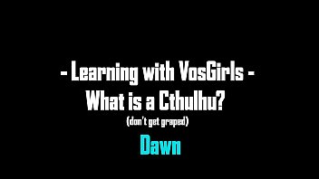 Preview 1 of There Way - Behind The Lens - VosAmour Girl Dawn! What is a Cthulhu!